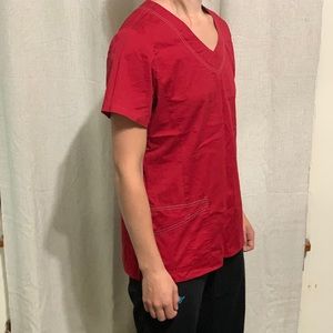 Red  Allure White Cross Scrub Too